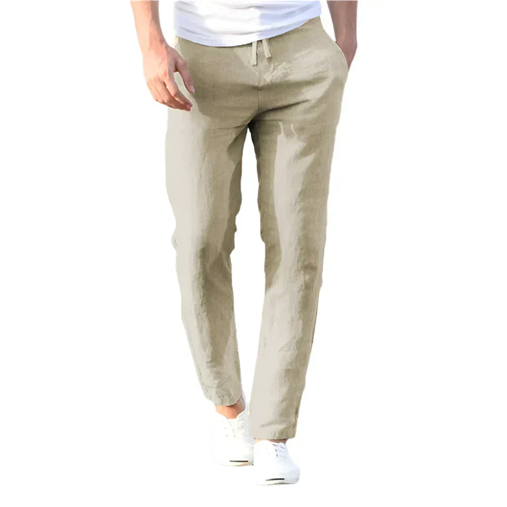Poli - Men's Lightweight Linen Trousers for a Perfect Summer