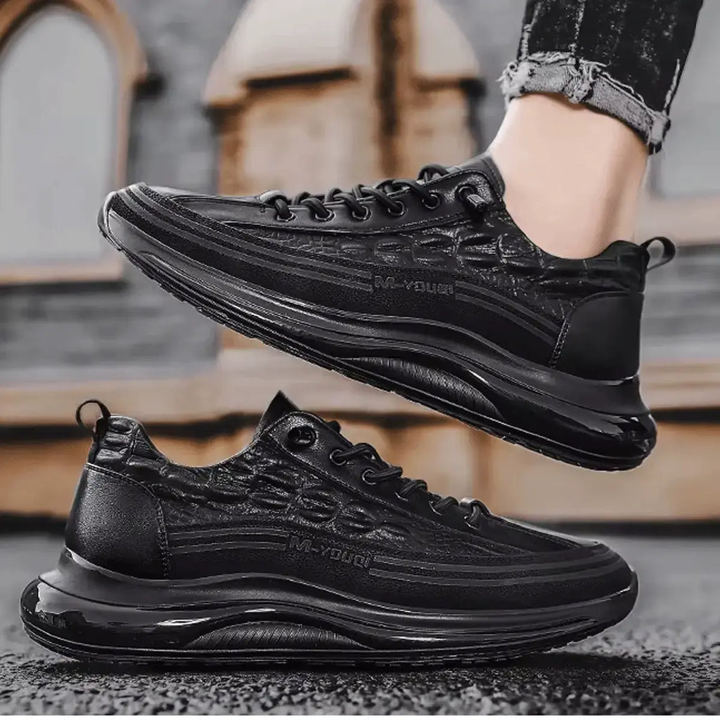 Drako® Men's Crocodile Skin Sneakers