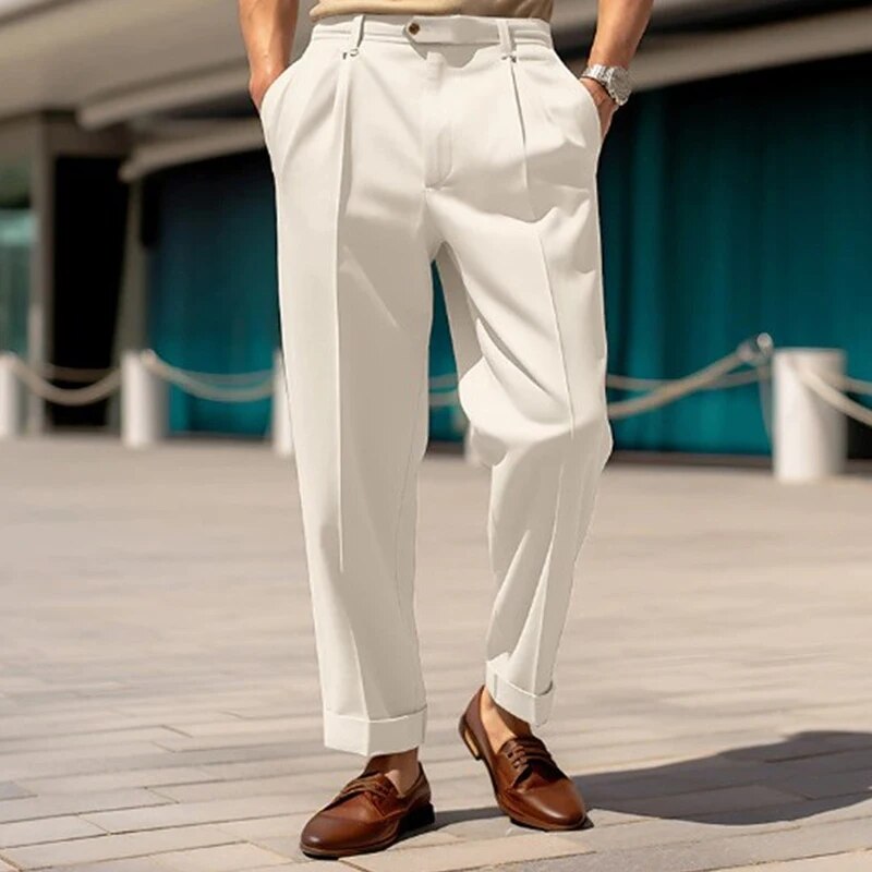 Finnel - Stylish High-Waisted Office Trousers